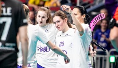 Latvijas Florbola savienība » LV » 2025/2026 » Jaunumi » "NND/RJTC" pēdējā periodā tiek galā ar ķekavietēm