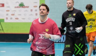 Latvijas Florbola savienība » LV » 2025/2026 » Jaunumi » Līderu duelī "Masters Ulbroka/LU" sakauj "Rubeni"
