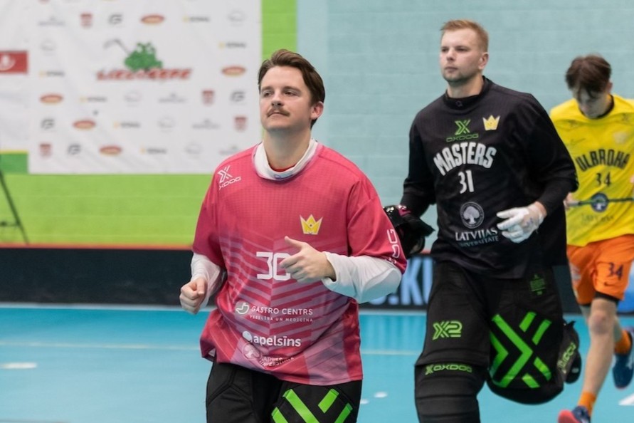 Latvijas Florbola savienība » LV » 2025/2026 » Jaunumi » Līderu duelī "Masters Ulbroka/LU" sakauj "Rubeni"