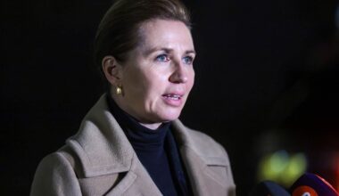 Dānijas premjerministre Mete Frederiksena