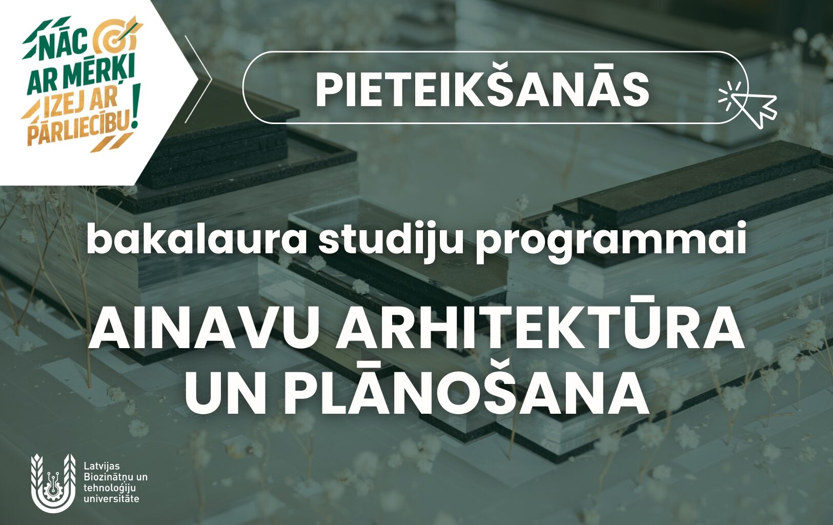 LBTU rīko uzņemšanu Ainavu arhitektūra un plānošanas programmā pirms centralizēto eksāmenu rezultātiem ar obligāti nokārtotu iestājpārbaudījumu