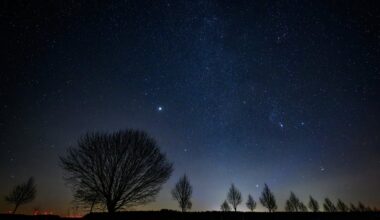 Ilustratīvs attēls: zvaigžņota debess