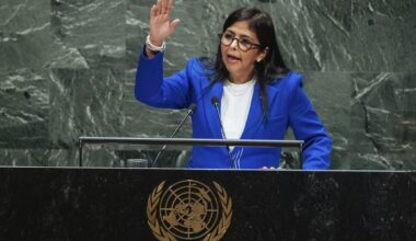 Venecuēlas pagaidu prezidente Delsija Rodrigesa