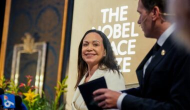 Nobela Miera prēmijas laureāte Marija Korina Mačado