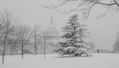 ASV austrumkrastā plosās sniega vētra; ikdienas dzīve paralizēta -