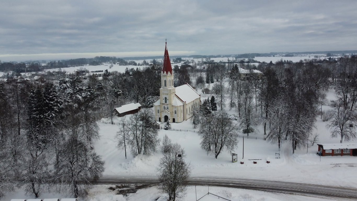 Sniega sega Kurzemē