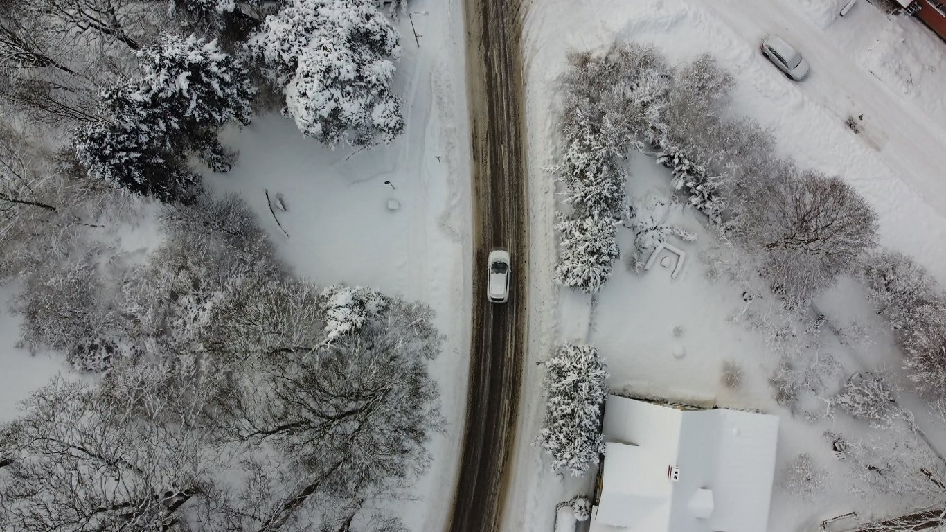 Sniega sega Kurzemē