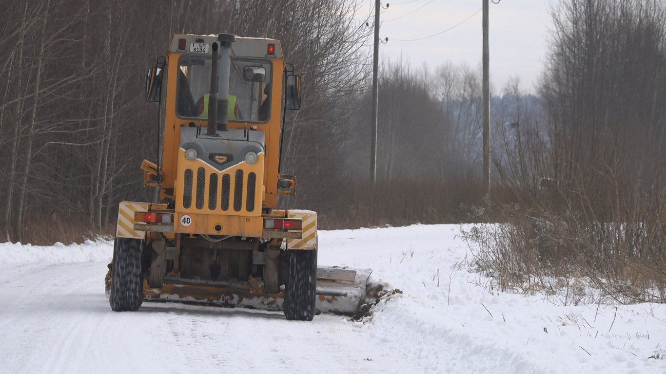 Sniega sega Kurzemē