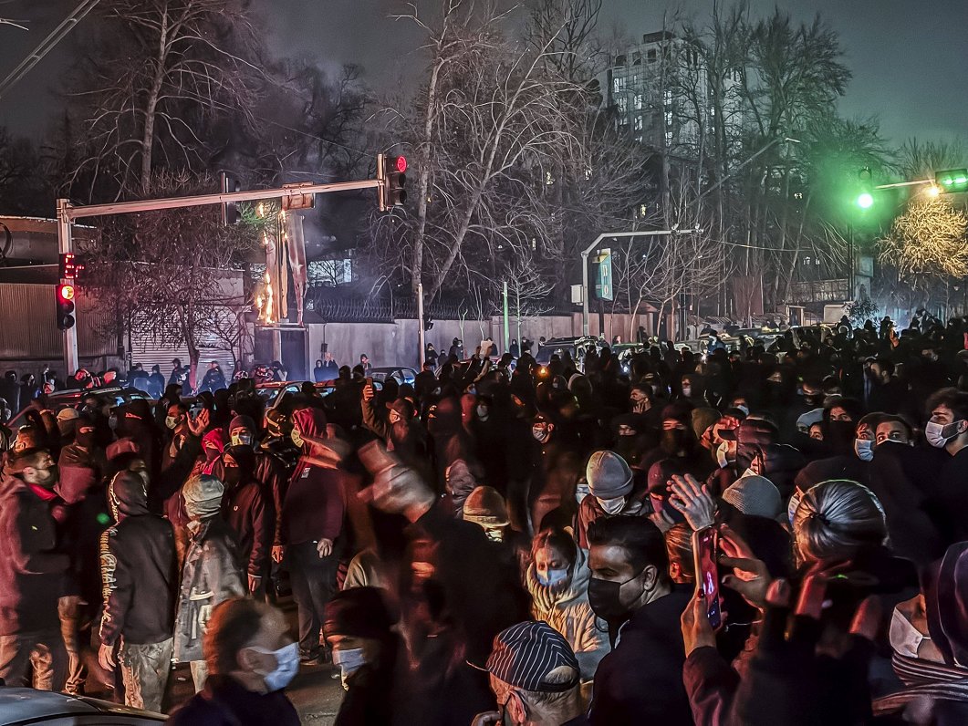 Protesti Teherānā 9. janvārī