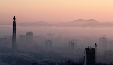 Ziemeļkorejas galvaspilsētā parādās arvien vairāk debesskrāpju / Raksts