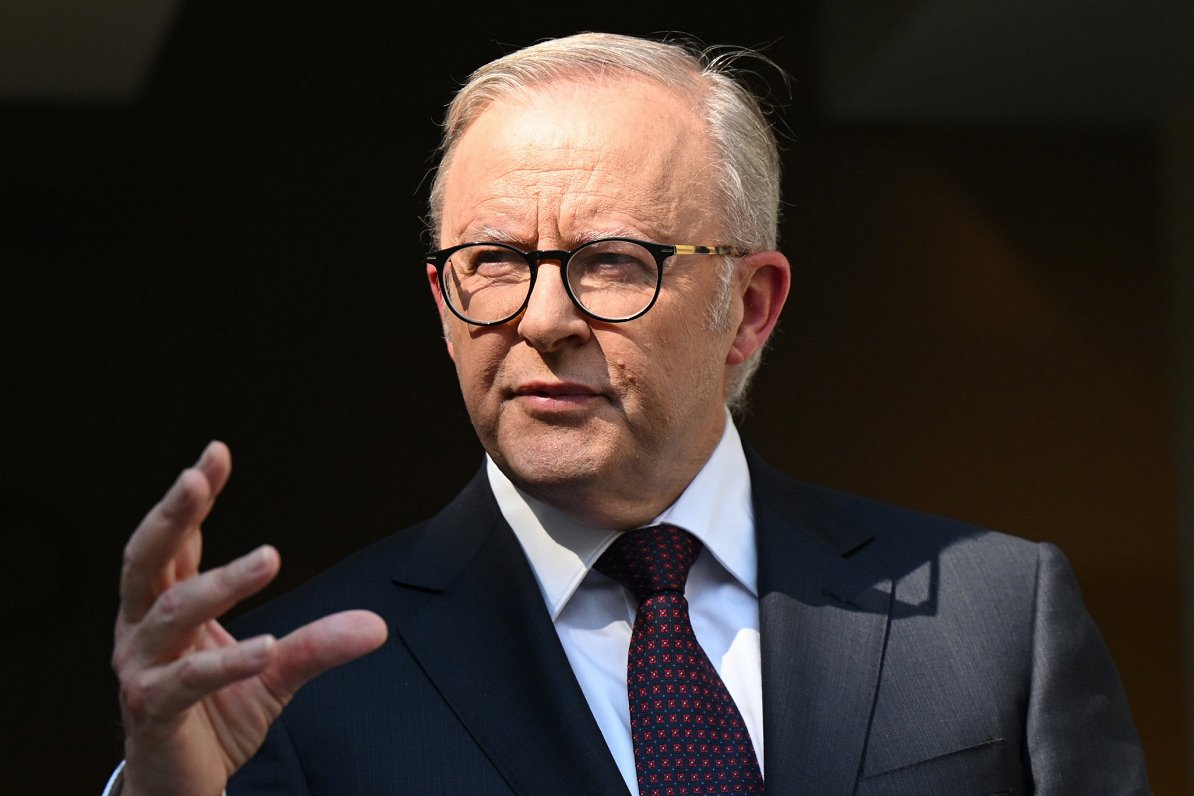 Austrālijas premjerministrs Entonijs Albanīzs