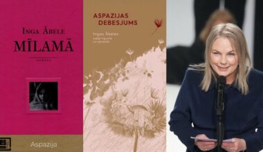 Ingas Ābeles grāmatas "Mīlamā" un "Aspazijas debesjums"/Inga Ābele "Spēlmaņ...