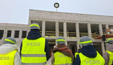 Kundziņsalas robežkontroles komplekss svin spāru svētkus / Raksts