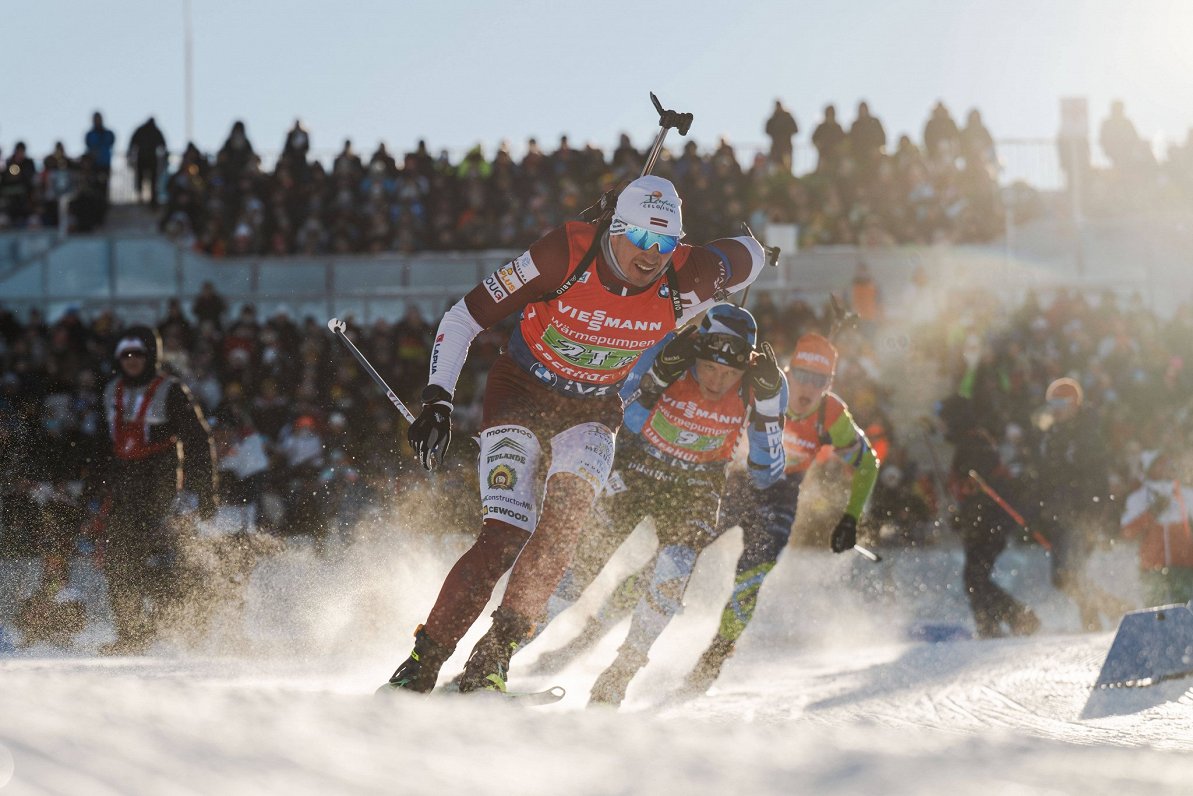 Andrejs Rastorgujevs Pasaules kausa posmā stafetē