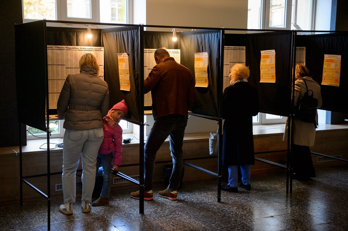 Vēlē&scaron;anas Viļņā. 2024. gadā.