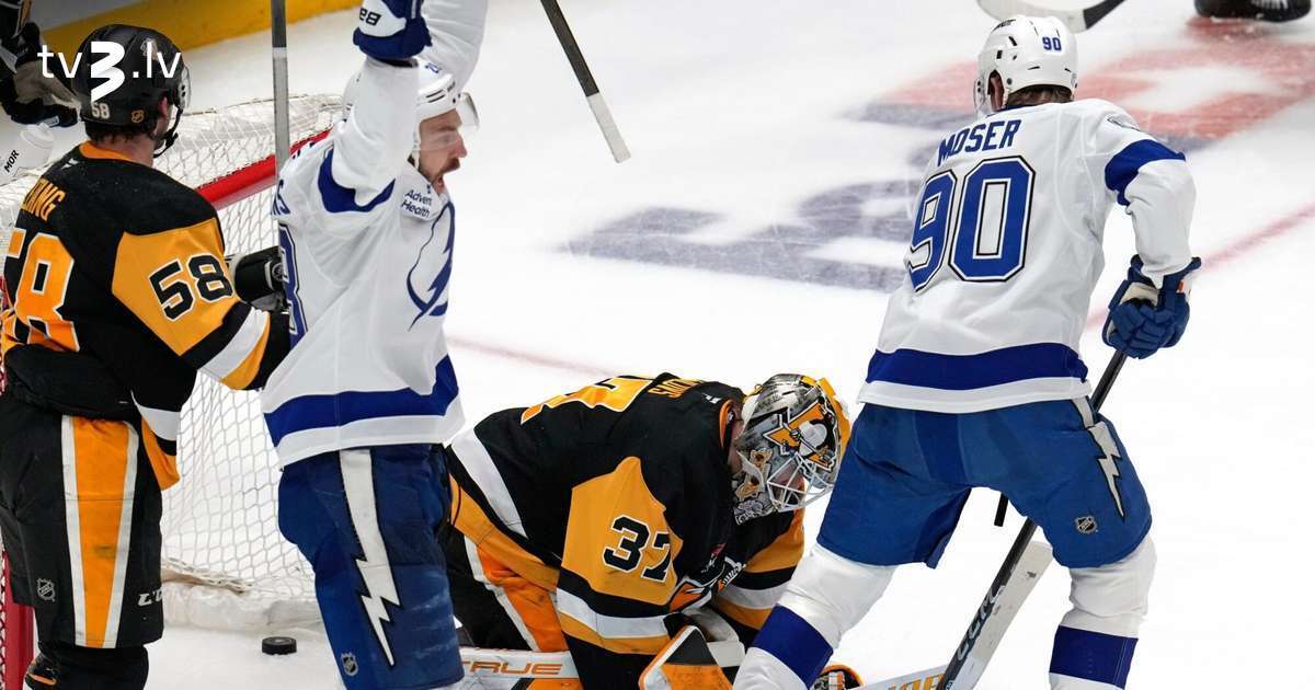 VIDEO: Girgensons asistē, Šilovs nopelna trešās zvaigznes titulu, "Lightning" bullīšos uzvar "Penguins" - tv3.lv