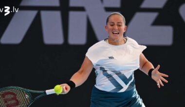 Ostapenko “Australian Open” izlozē tiek pie Šramkovas, Semeņistajai spēle ar Noskovu