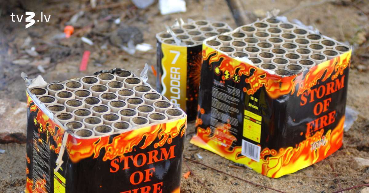 Trīs cilvēki guvuši nopietnas traumas, lietojot pirotehniku