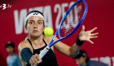Sevastova divos setos piekāpjas Osuigvei un nepārvar “Australian Open” kvalifikāciju