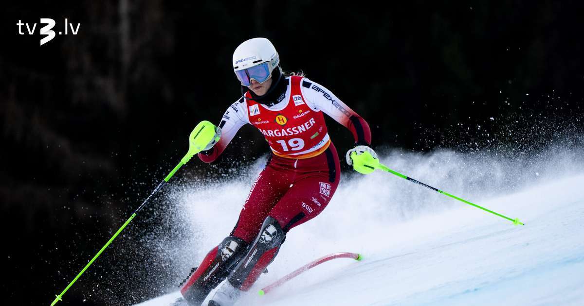 Ģērmane Austrijā Pasaules kausa sacensībās nefinišē slaloma pirmajā braucienā