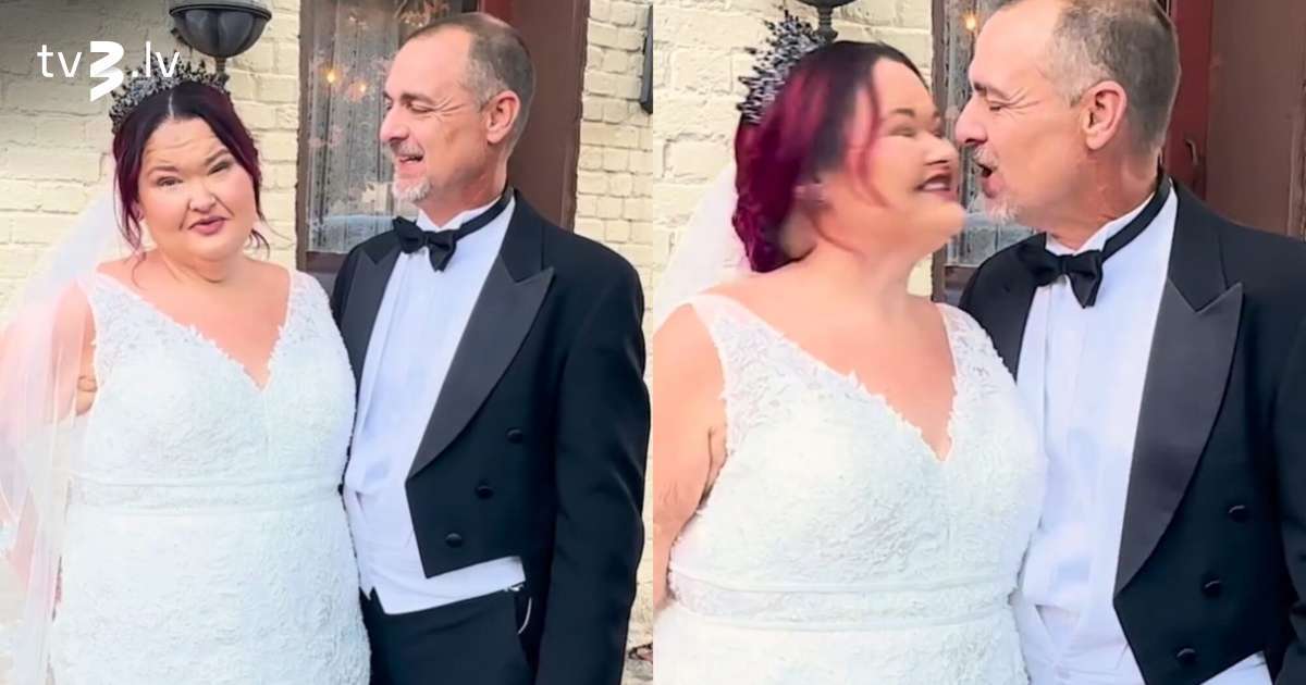 Apprecējusies šova “600 kilogramu māsas” zvaigzne Eimija; kāzas norisinājušās mistiskā tavernā