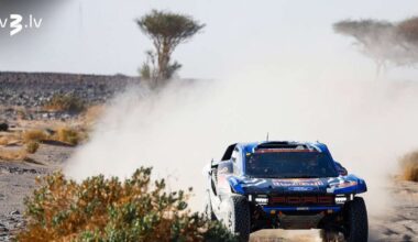 Neatlaidīgais Roma ar pārsistām riepām uzvar “Dakara” devītajā posmā