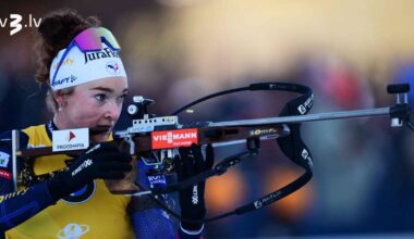 No piektdienas uz ceturtdienu pārceltas PK posma sacensības biatlonā sieviešu sprintā