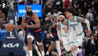 “Clippers” izcīna panākumu pār “Hornets”, “Kings” mājās pieveic “Lakers”