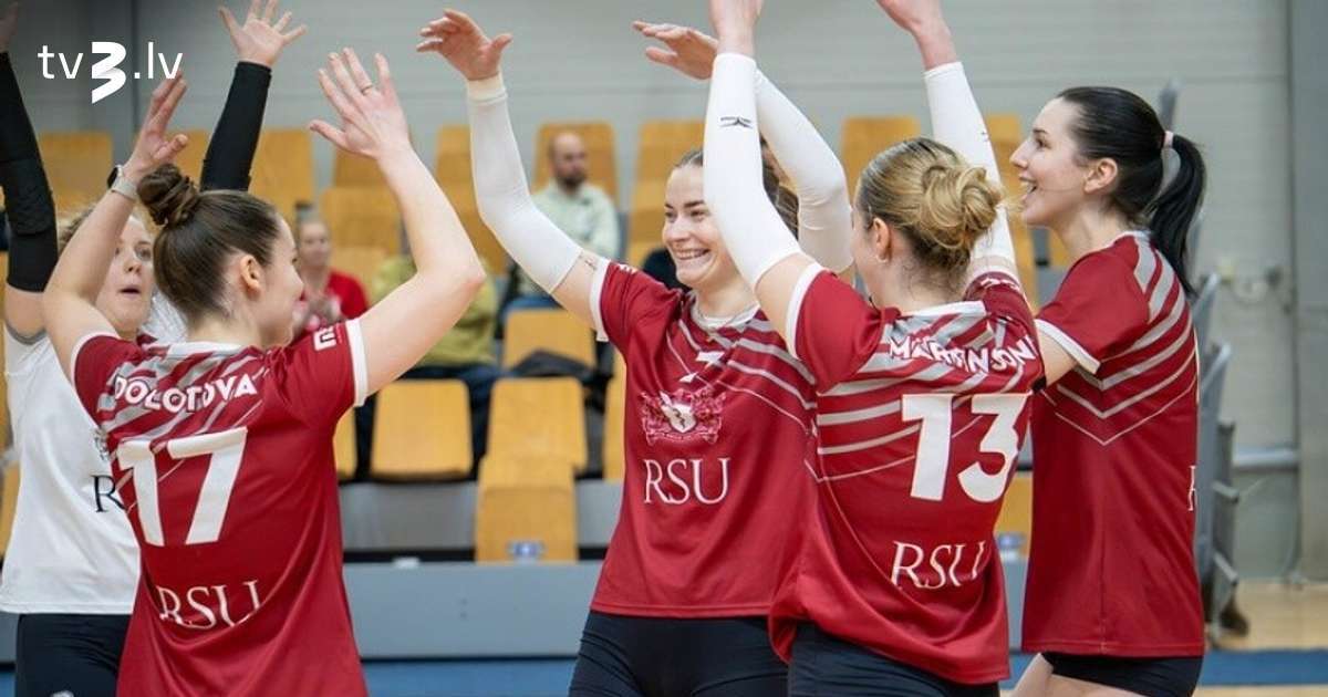 RSU un RVS/LU volejbolistes izcīna uzvaras Baltijas līgas spēlēs