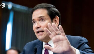 “Tā joprojām ir plaisa.” Rubio norāda, ka miera sarunās Donbasa jautājums nav atrisināts