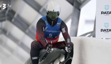 Rinks Vinterbergā izcīna ceturto vietu Nāciju kausā kamaniņu sportā