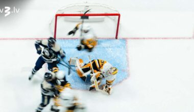 VIDEO: Šilova "Penguins" atspēlējas un papildlaikā uzvar "Blue Jackets" ar Grīvzu vārtos - tv3.lv