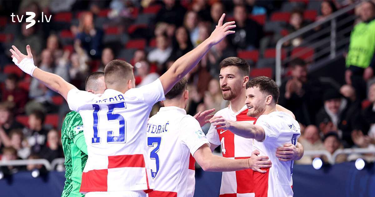 Eiropas čempionāta telpu futbolā atklāšanas mačā Francija spēlē neizšķirti ar Horvātiju