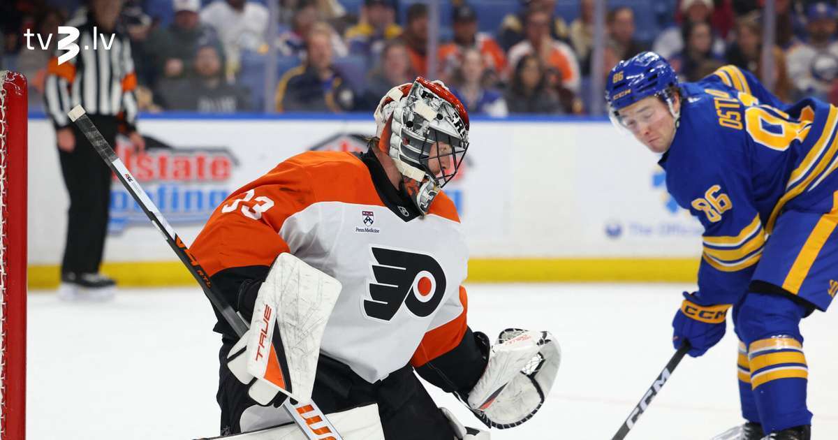 VIDEO: Ābola "Flyers" izbraukumā atzīst Bufalo "Sabres" pārākumu - tv3.lv