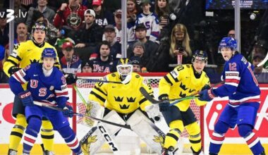 VIDEO: Zviedrijas U20 hokejisti uzvar ASV un kļūst par Latvijas pretiniekiem ceturtdaļfinālā - tv3.lv
