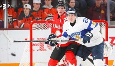 U20 PČ hokejā 2026. Bronzas spēle. KANĀDA – SOMIJA