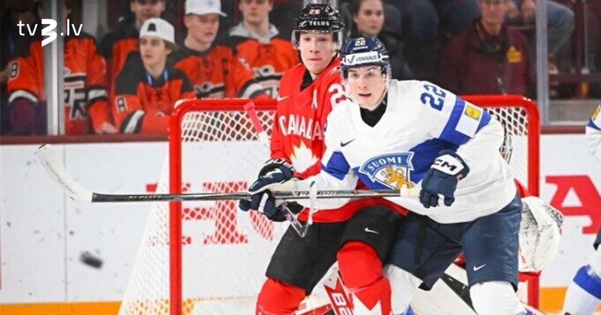 U20 PČ hokejā 2026. Bronzas spēle. KANĀDA – SOMIJA