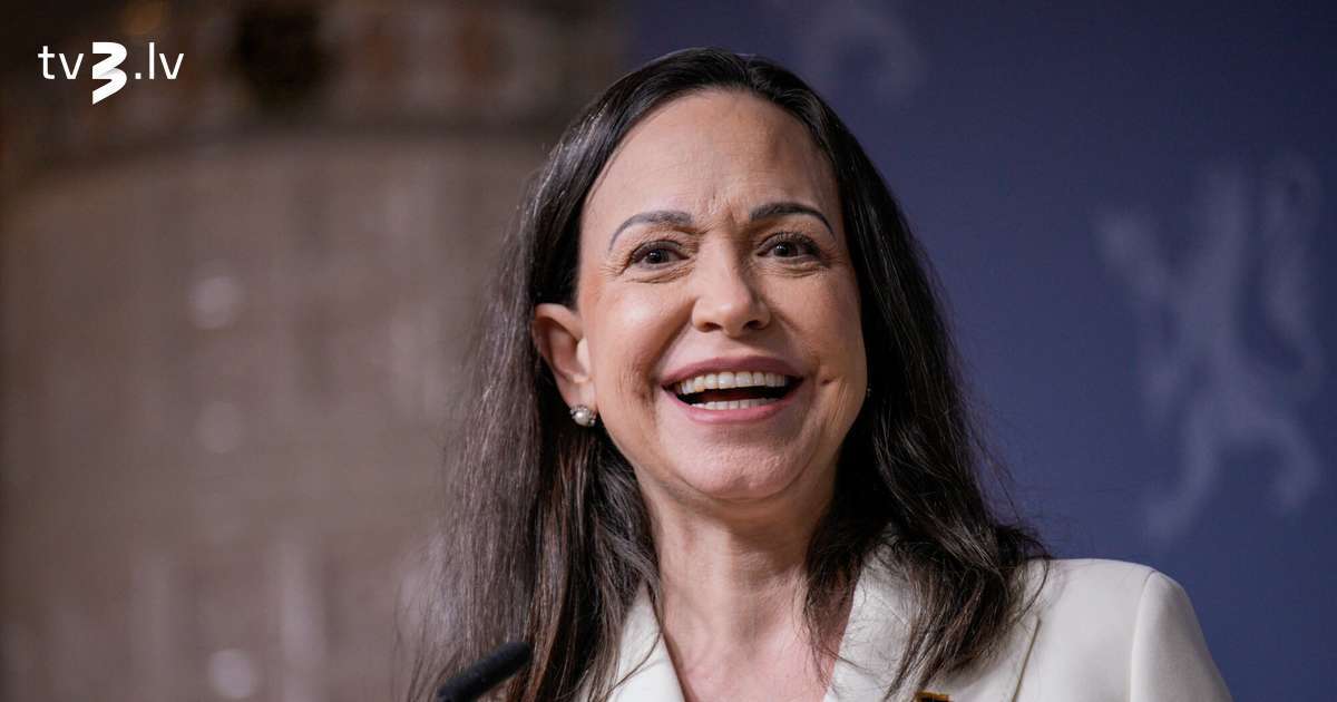 Venecuēlas opozīcijas līdere Mačado vēlas dalīties Nobela miera prēmijā ar Trampu