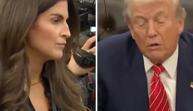 Tramps nozākā žurnālisti, kas uzdod viņam jautājumu par Epstīnu