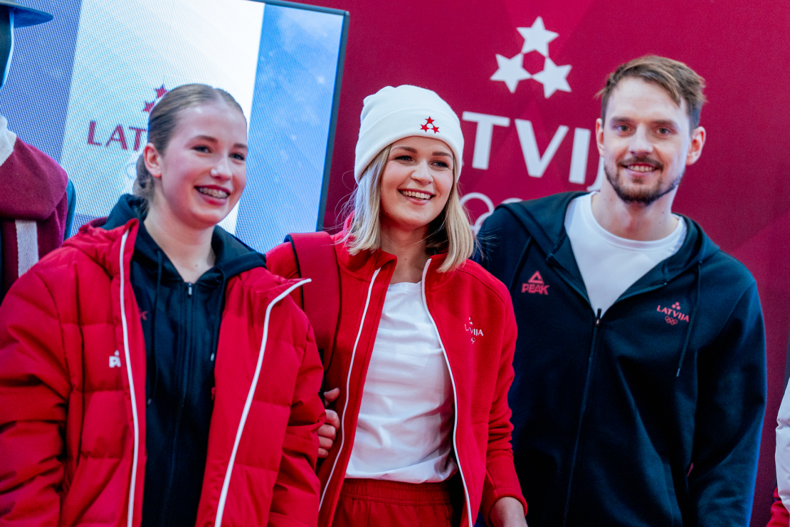 Demonstrēti "Komanda Latvija" olimpiskie tērpi