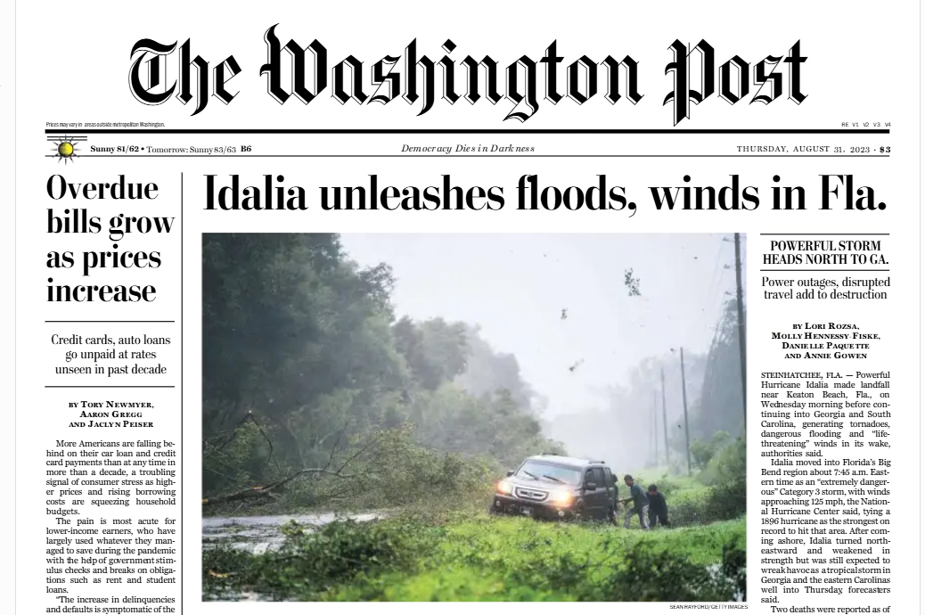 Likvidē sporta sadaļu, vairākas ārvalstu biroju nodaļas, grāmatu apskatu; "Washington Post" atlaiž darbiniekus
