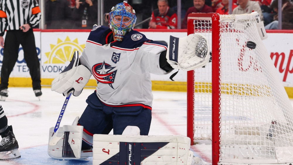 Merzļikins iesildās olimpiskajām spēlēm ar pirmo sauso cīņu kopš 2024. gada – Hokejs – Sportacentrs.com