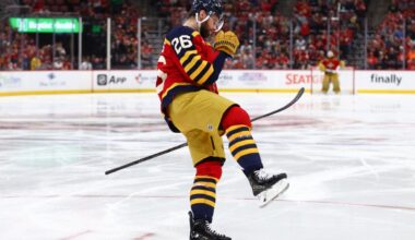 Balinskis diriģē "Panthers" vairākumu – uzvarā izceļas ar vārtiem un rezultatīvu piespēli - Delfi