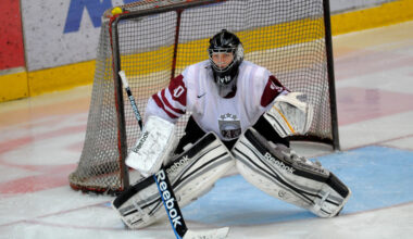 "Blue Jackets" svinīgi pavadīja Elvi Merzļikinu uz Olimpiskajām spēlēm - NRA