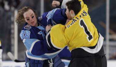 Pirmoreiz pēdējo 15 gadu laikā NHL sezonā notika divi vārtsargu kautiņi