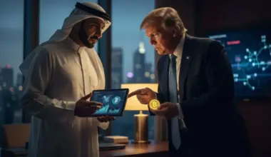 AAE šeiha ieguldījums Trampa kriptovalūtu projektā: 500 miljoni ASV dolāru vērtībā