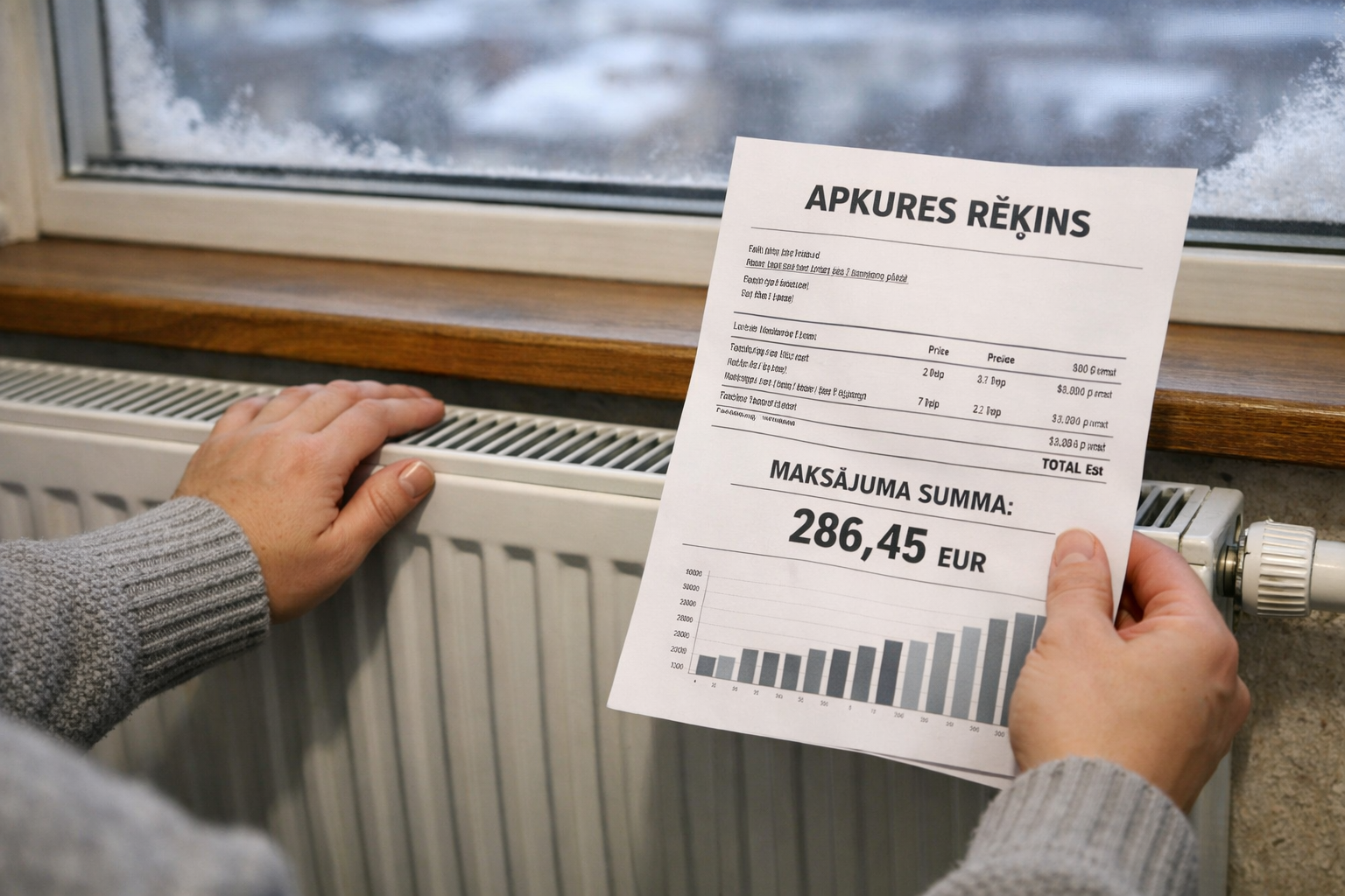 Nav pamata panikai. Janvāra sals audzē rēķinus par ceturtdaļu