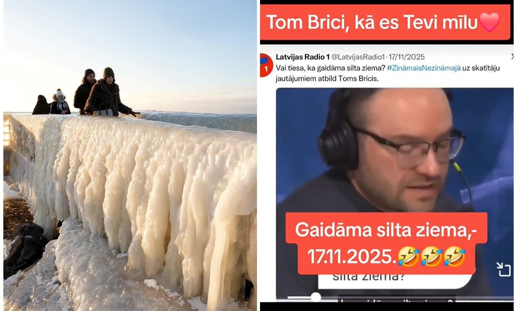 VIDEO. “Gaidāma silta ziema!” Pēc rekordaukstas nakts latvieši ironizē par rudenī izteiktajām prognozēm