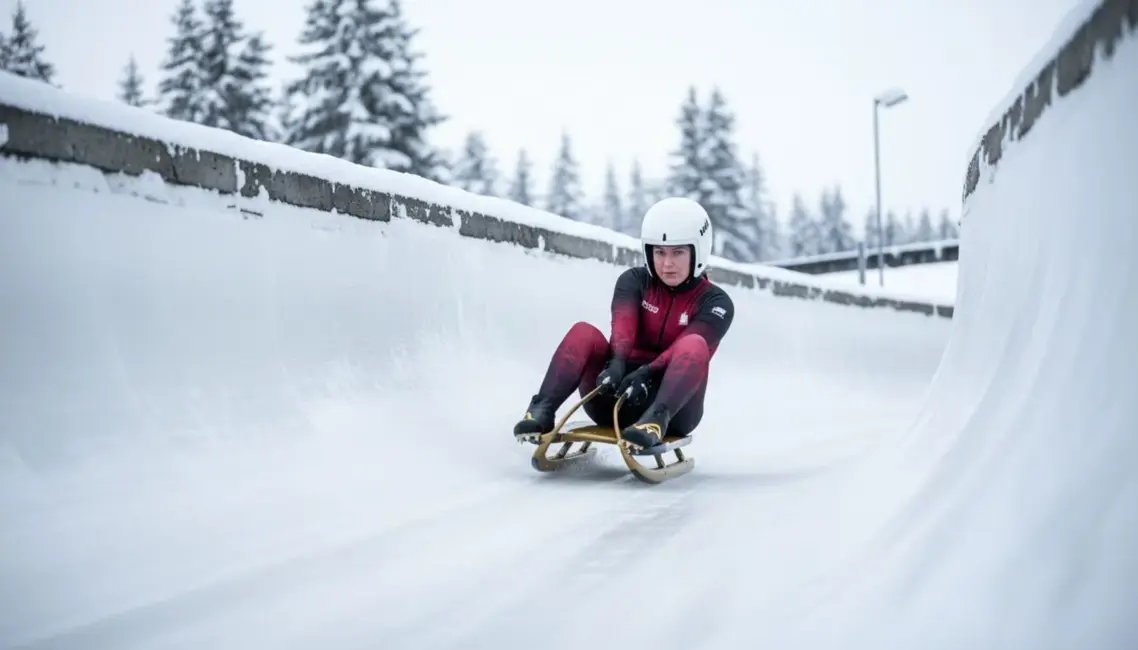 Latvijas junioriem spriedzes pilns pasaules čempionāts kamaniņu sportā Altenbergā