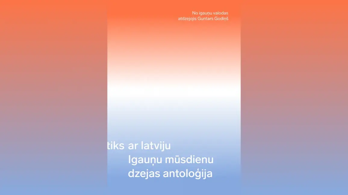 Latvijas lasītājiem pieejama igauņu mūsdienu dzejas antoloģija «Man pietiks ar Latviju»